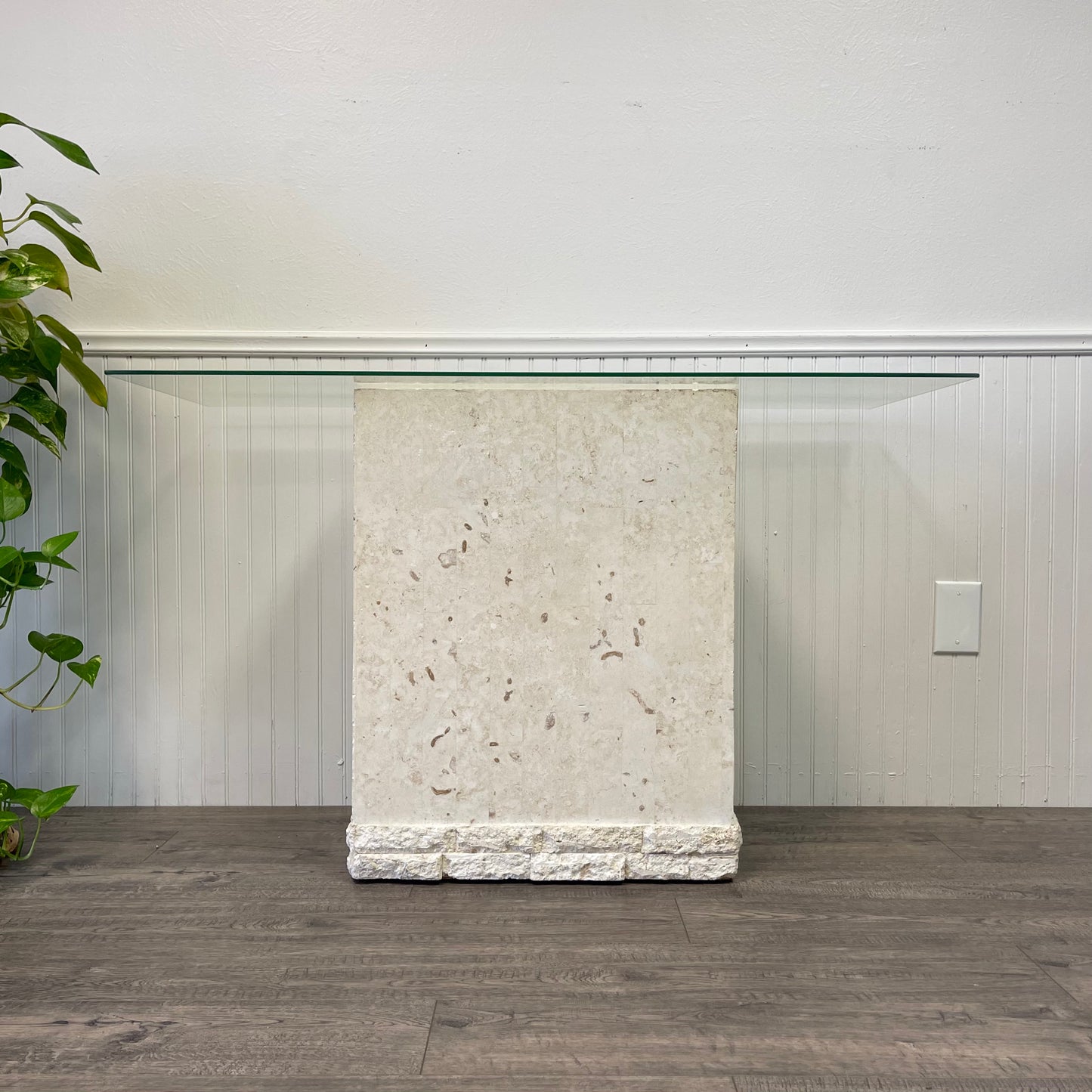 Tessellated Mactan Stone Console.