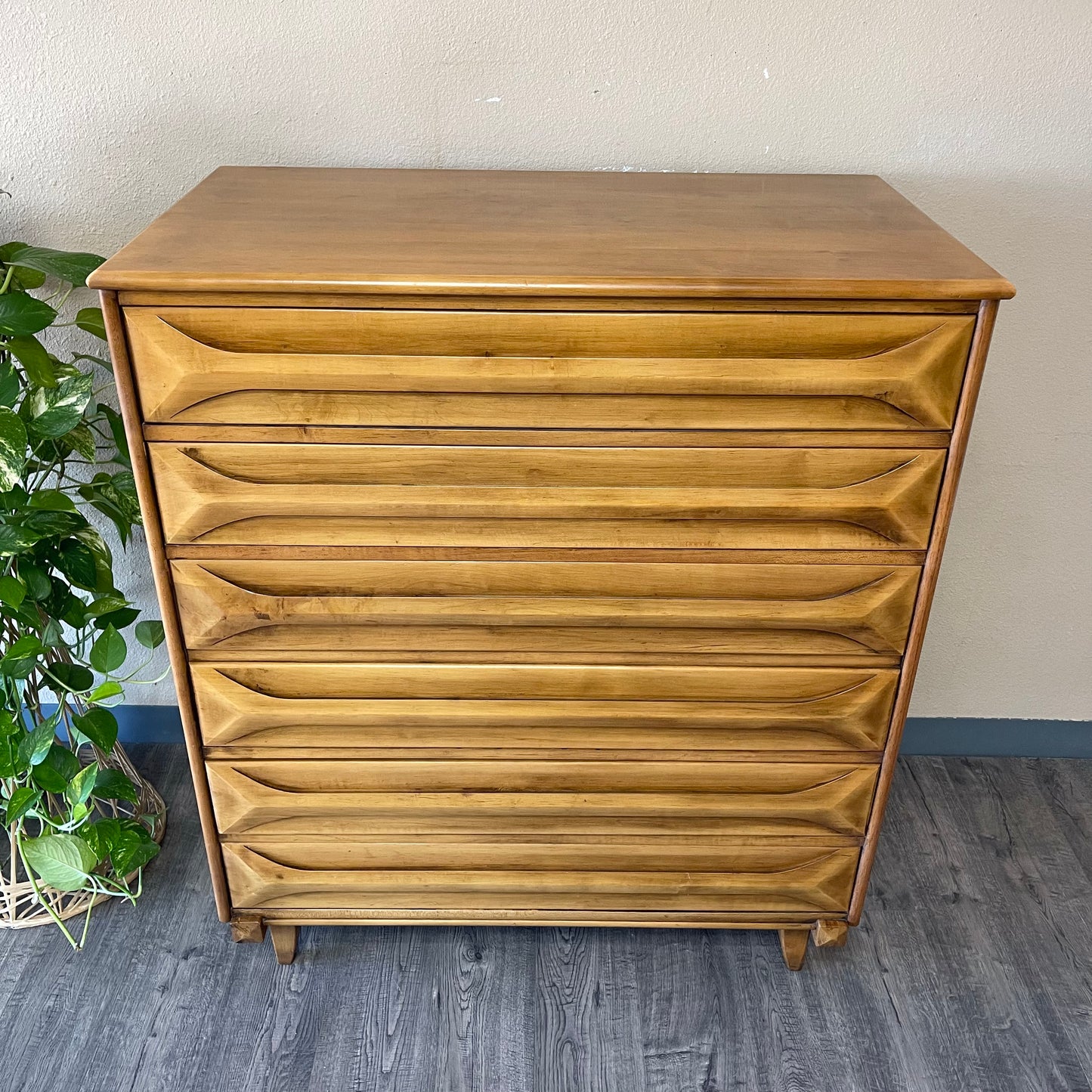 Mid Century Chest and Nightstand Set