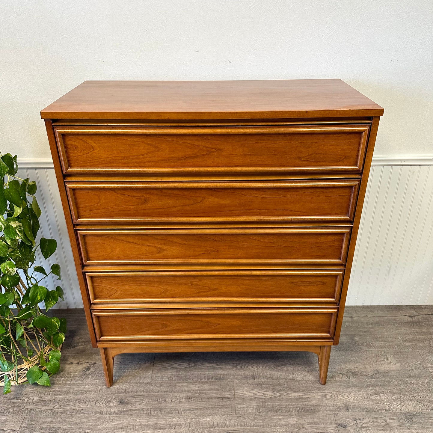 Mid Century 5 Drawer Chest