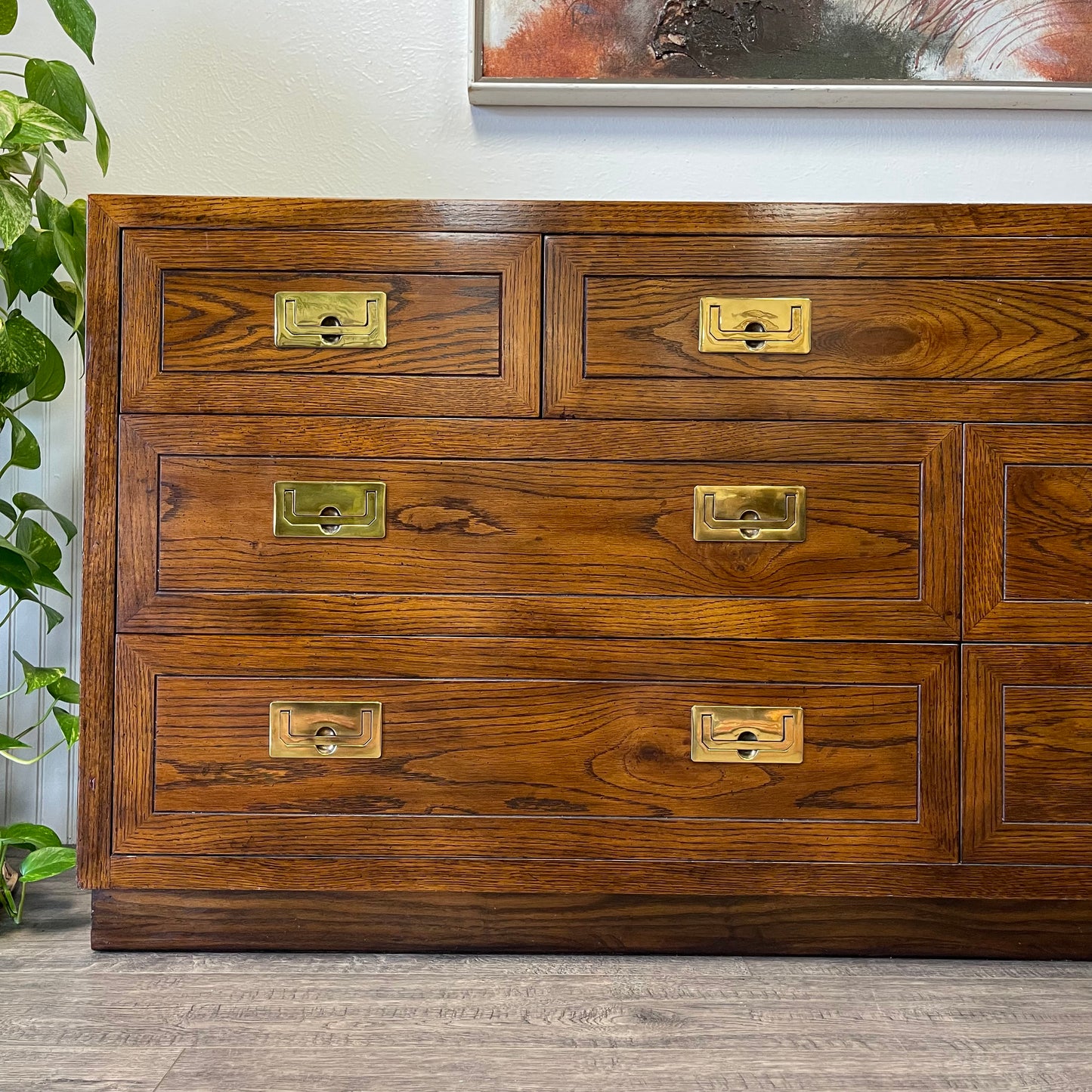 Vintage 7 Drawer Dresser By Henredon