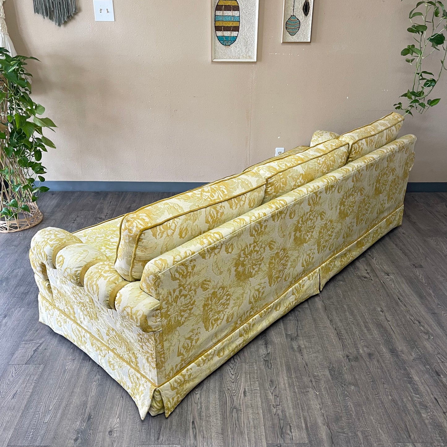 Vintage Yellow Couch