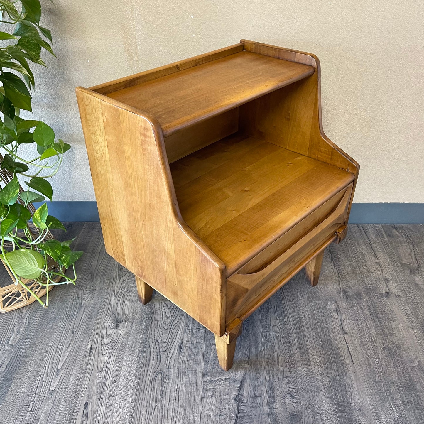 Mid Century Chest and Nightstand Set