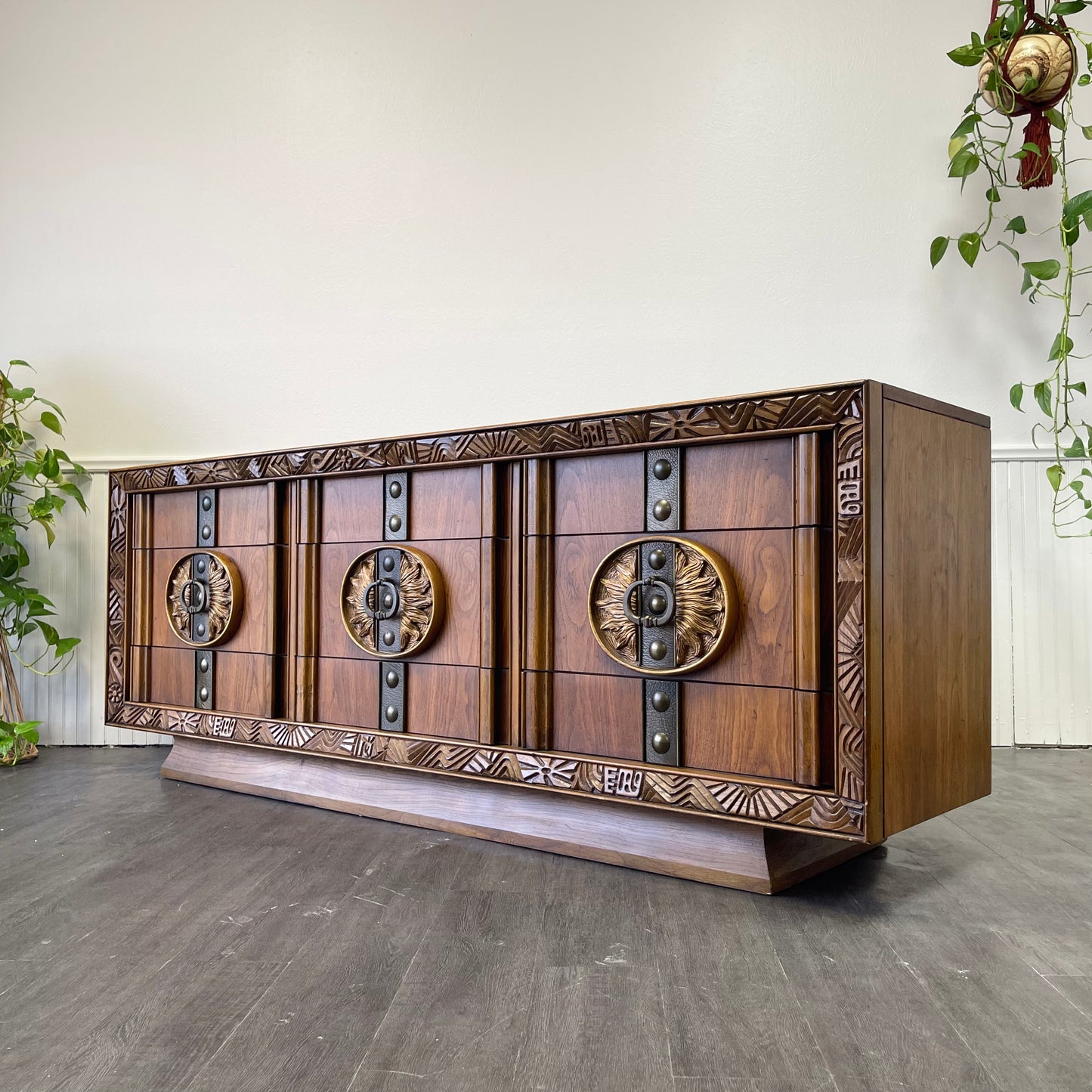 Mid Century Dresser & Matching Mirrors