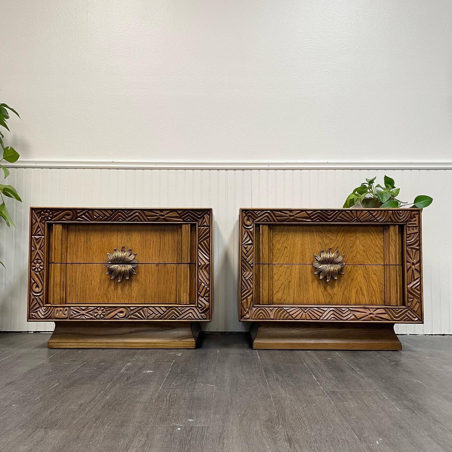 Pair Of Mid Century Nightstands