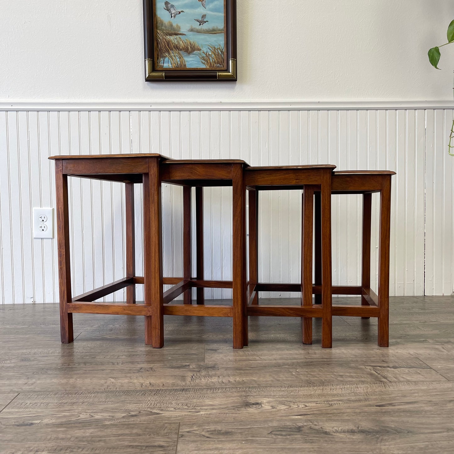 Vintage Teak Nesting Tables