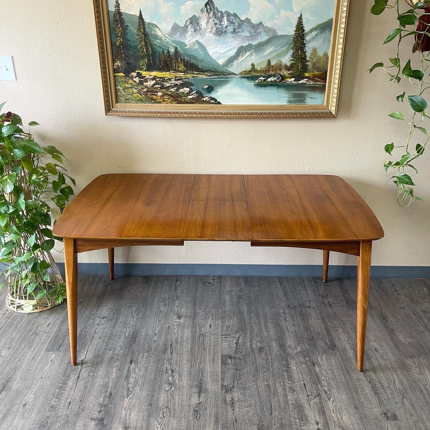 Mid Century Butterfly Leaf Table