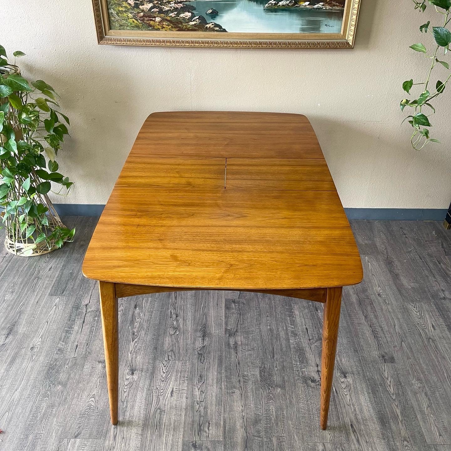 Mid Century Butterfly Leaf Table