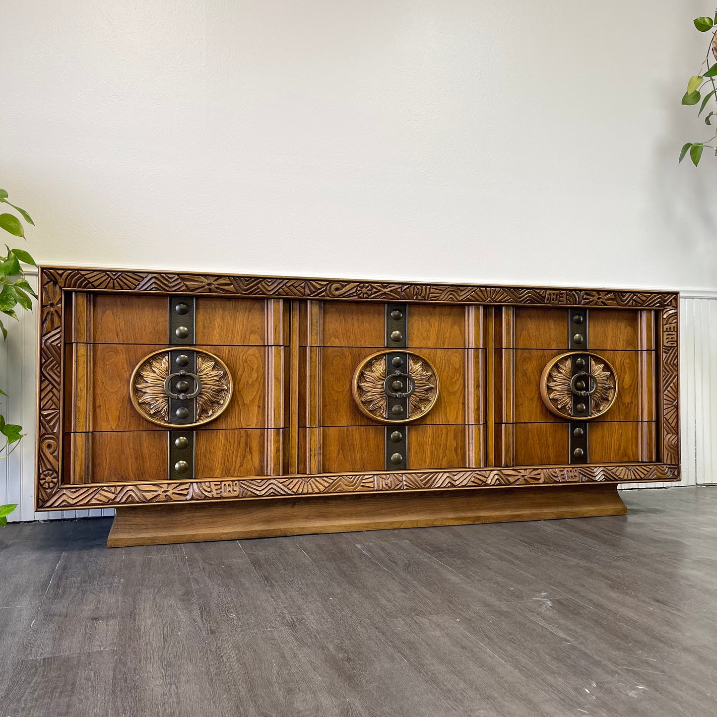 Mid Century Dresser & Matching Mirrors