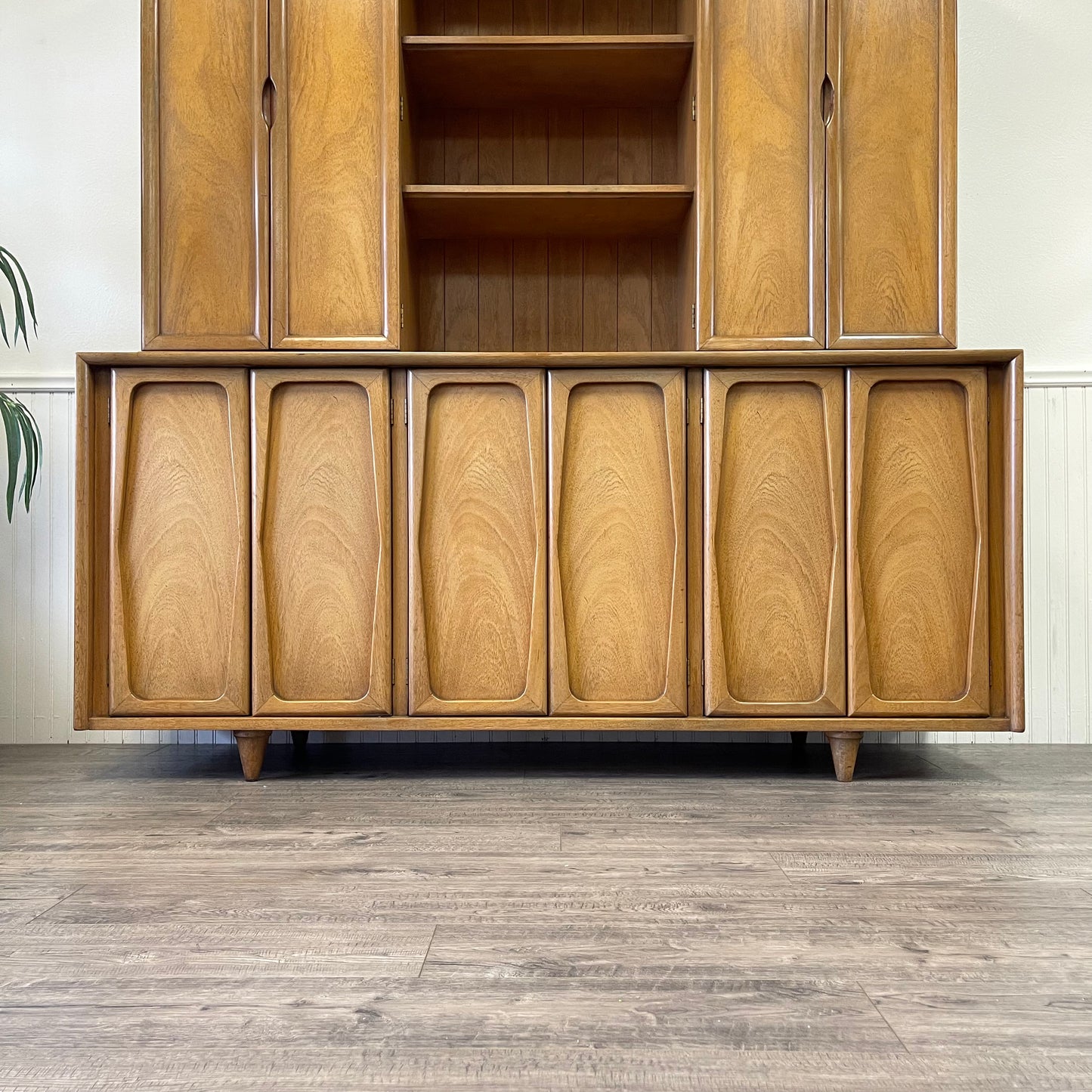 Mid Century 2-Hutch, By American Of Martinsville