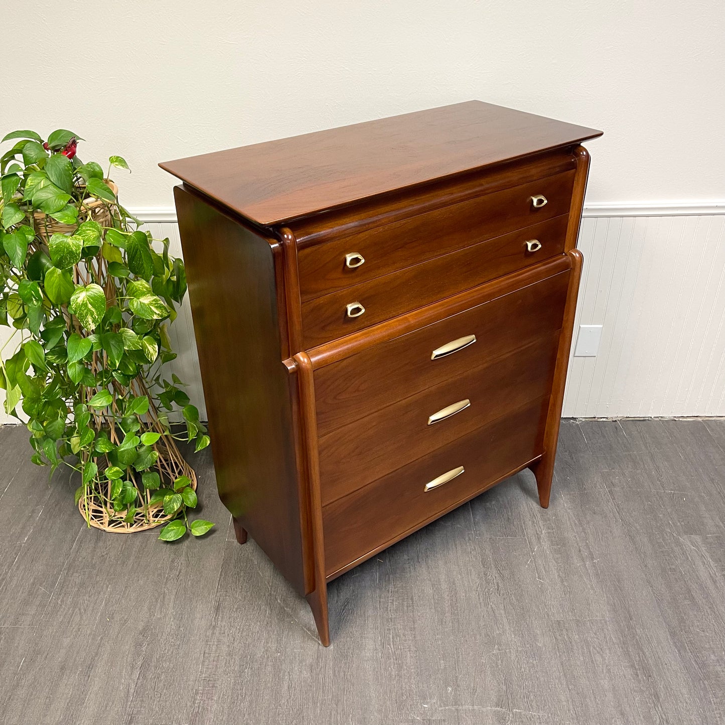 Mid Century Highboy, By Drexel The Projection Line.