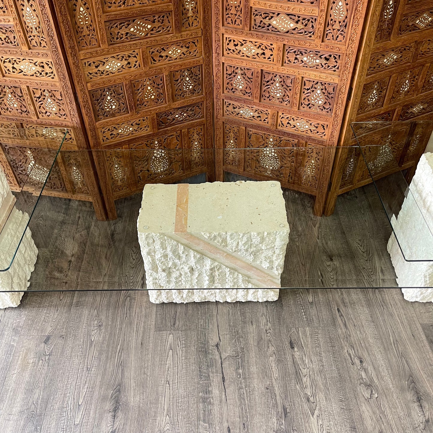 Postmodern Mactan Tessellated Stone Coffee & Side Tables