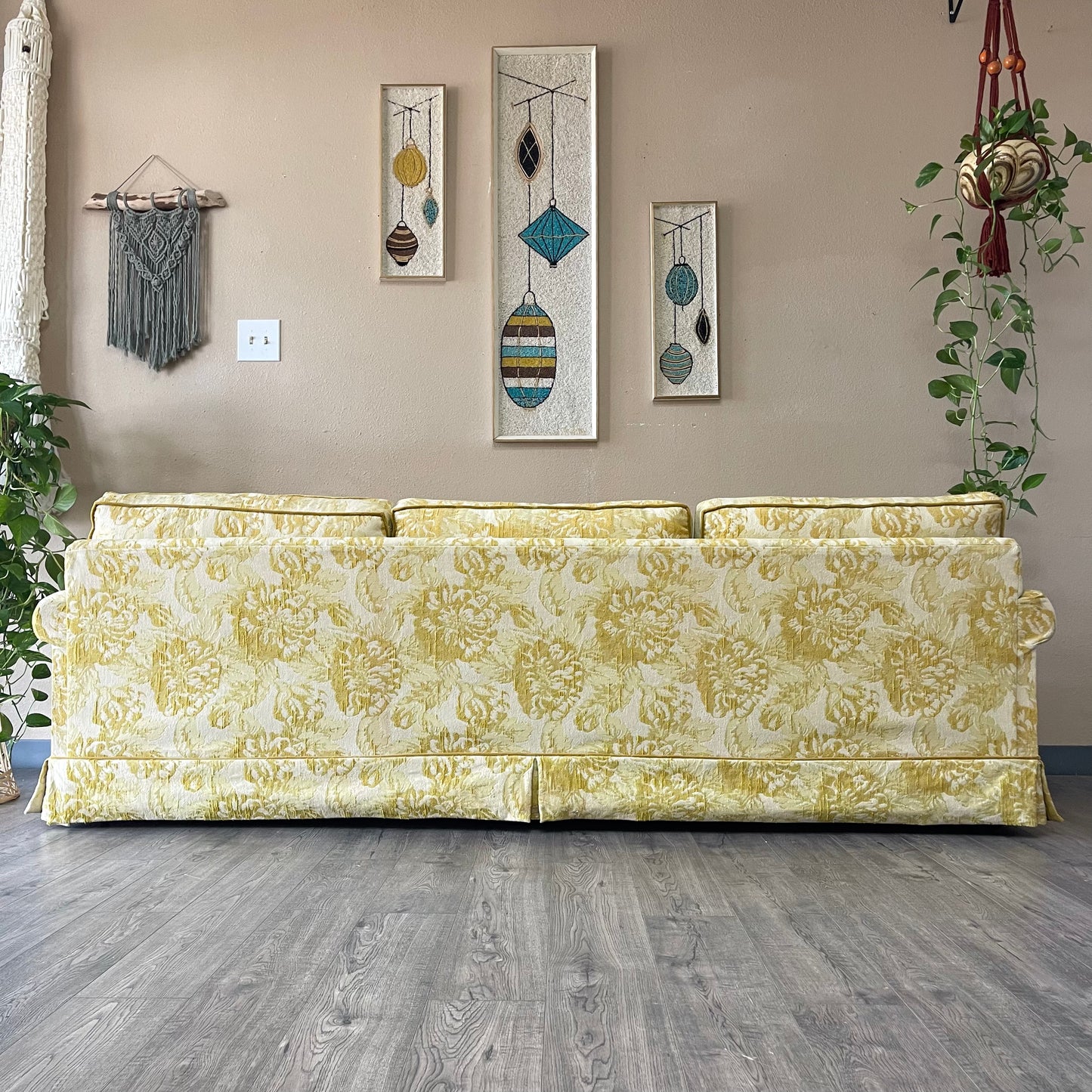 Vintage Yellow Couch